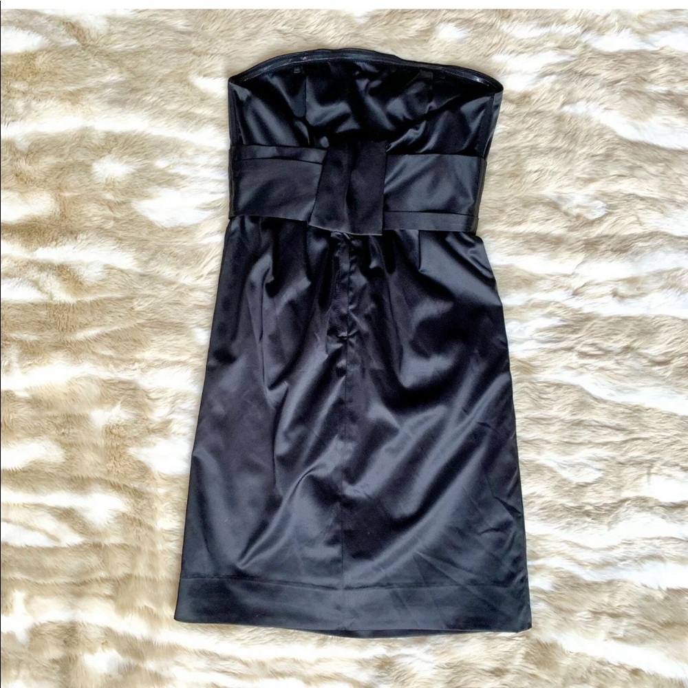 NEW YORK CO Satin Empire Waist Cocktail Dress - Picture 2 of 3